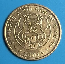 2001 Chuck E. Cheese Token (4th Edition) *Vintage *Rare * Very Collectable