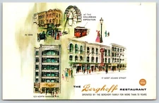 Postcard The Berghoff Restaurant Chicago Illinois Posted ca 1976