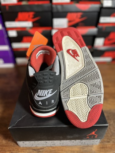Nike Air Jordan 4 Retro OG ‘ Bred ‘ - Size 11 - 308497-060 - Picture 5 of 5