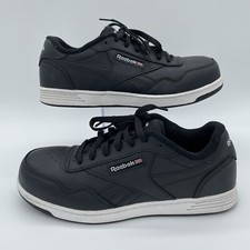 Reebok Club Memt Work Shoes Sneakers Men  s 7.5 Wide RB4157 Composite Toe Safety