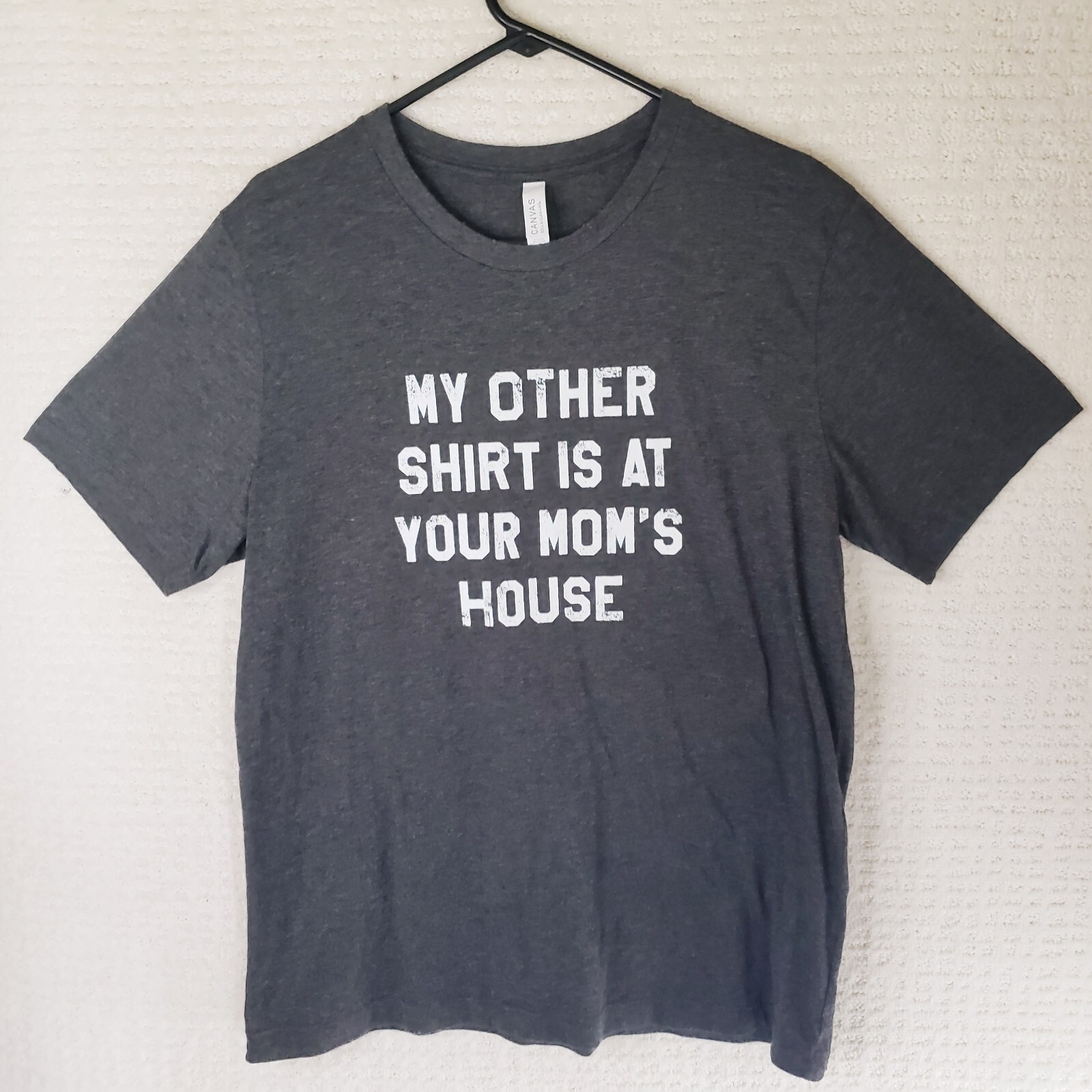 ALTRA My Other Shirt Is At Your Moms Ho Maglietta Uomo Manica Corta Cotone Nero