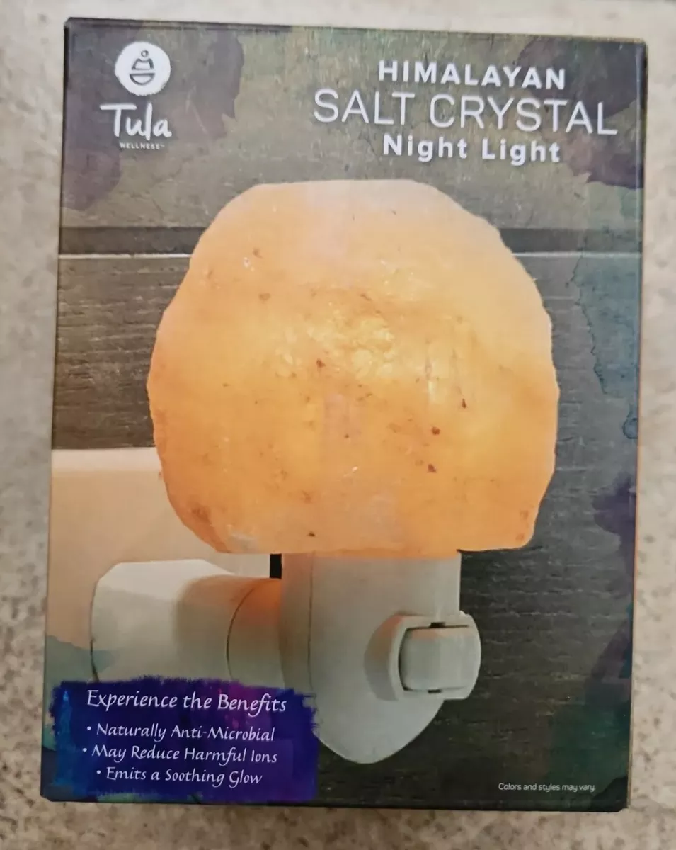 Tula Salt Crystal Himalayan Salt Wall Lamp Air Purifying Night Light