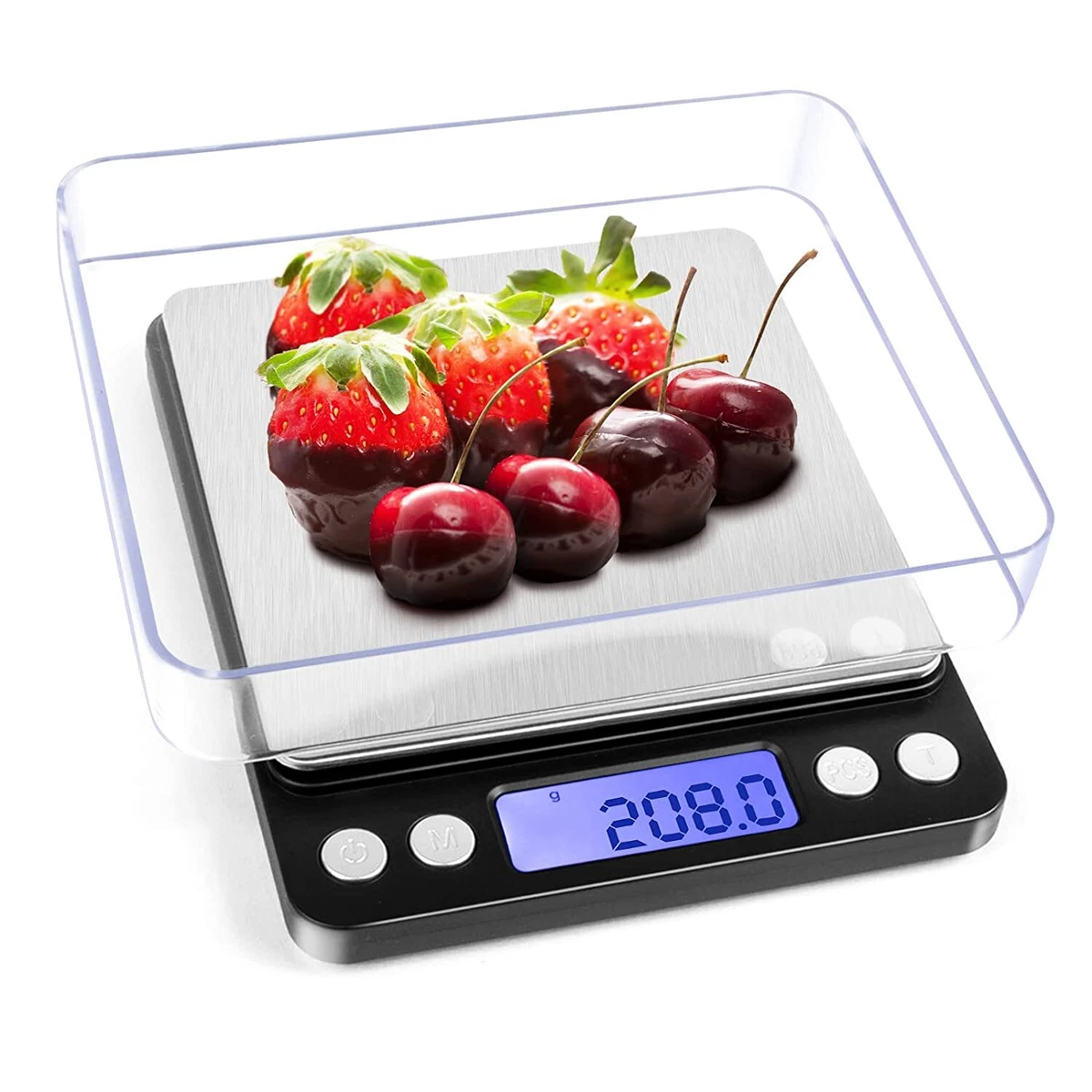 Bascula Digital de Cocina Pesa de Alimentos Balanza Para Gramos Gramera,  11lbs