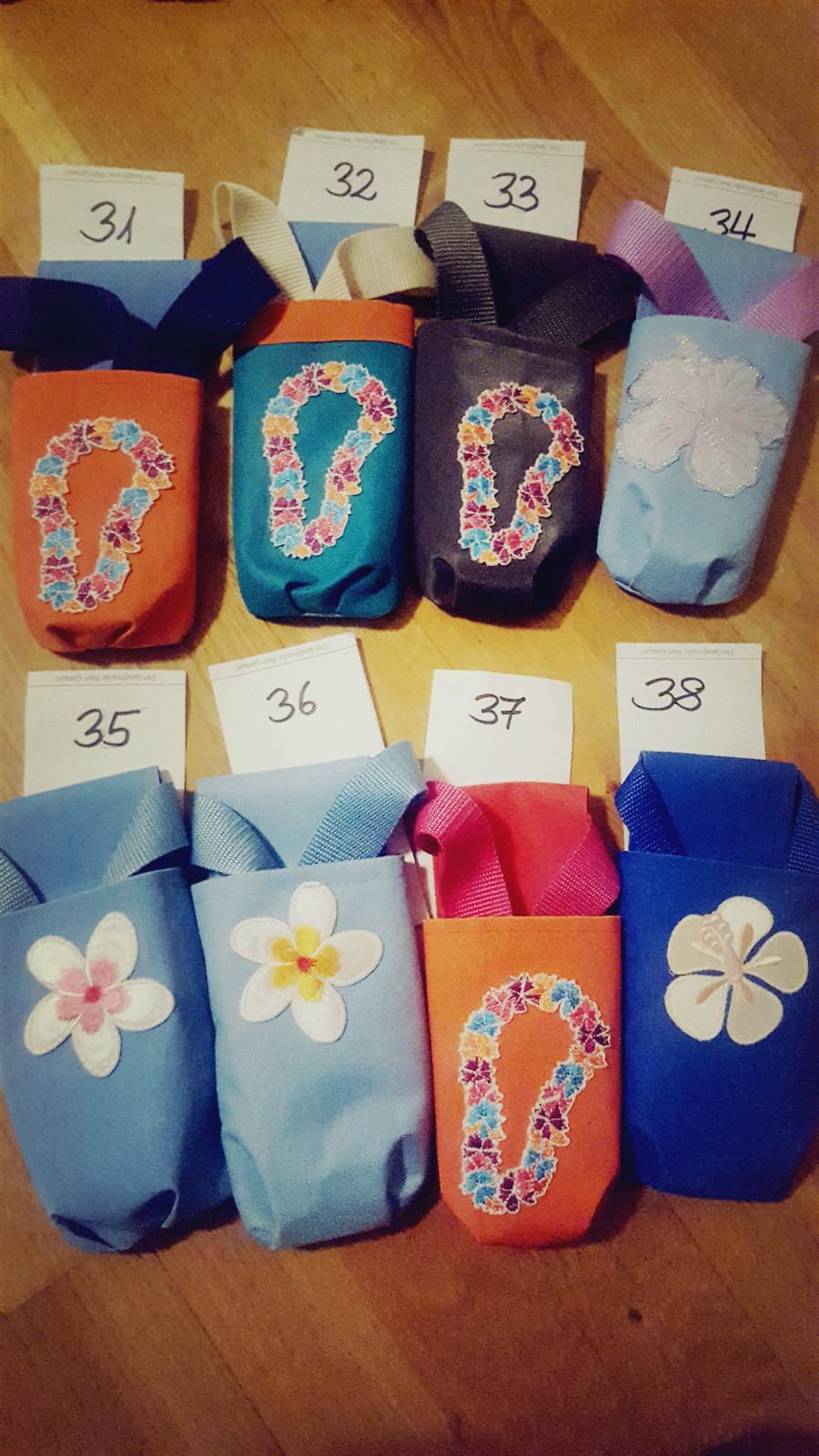 Massage Öl Gürtel Tasche Hollster Hawaii Hibiskus Plumeria