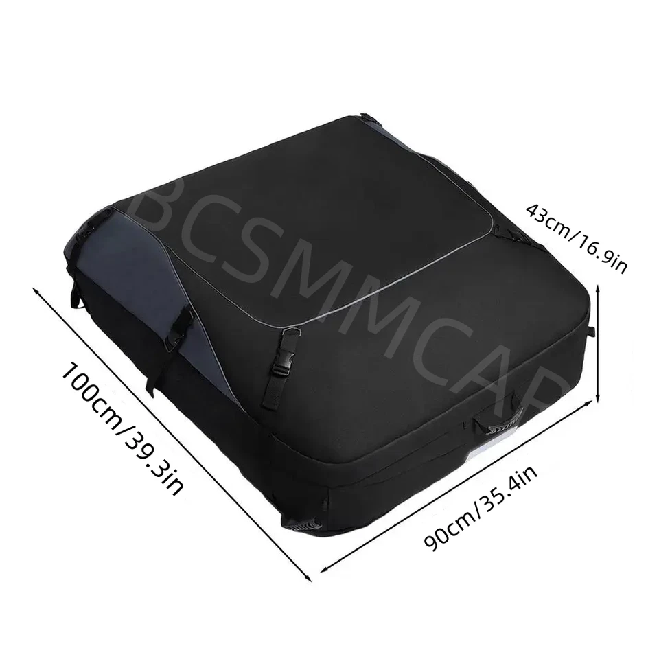 Bolsa de equipaje de carga impermeable para techo de automóvil Bolsa de cubo de almacenamiento de viaje Plegable Foto 4 de 4