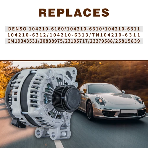 Alternator For GMC Acadia 07-16 Outlook 07-10 Buick Chevy Traverse 08-17 A-80360 - Bild 3 von 5