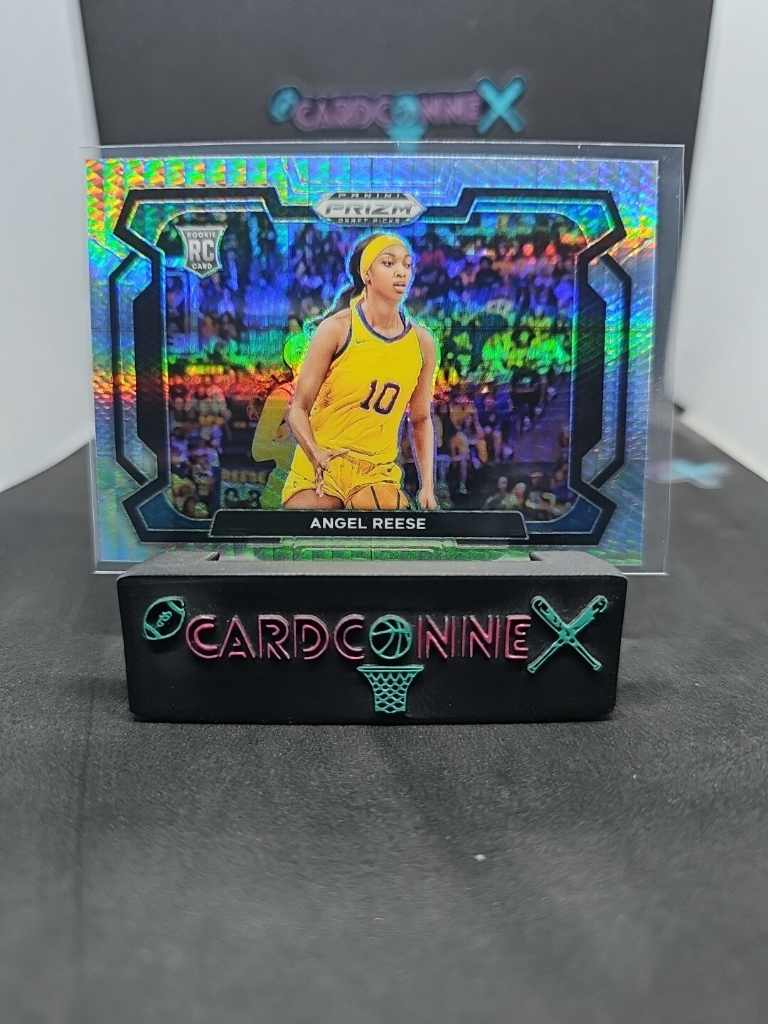 2024 Prizm Draft Picks Angel Reese Hyper Prizm Variation RC #38 Chicago Sky