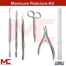 Cuticle Pushers Nail Grooming Set Manicure Pedicure Nail Nipper Trimming Scissor