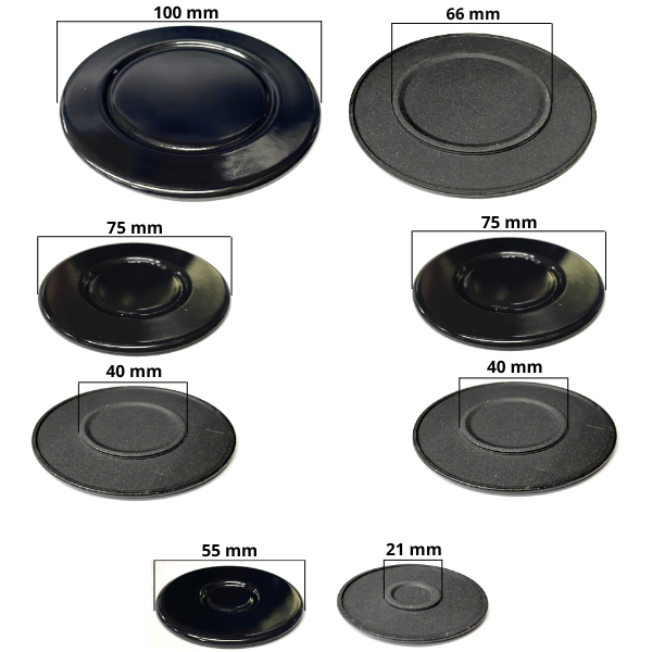 ELETTROZETA KIT 5 BRUCIATORI PIATTELLI SPARTIFIAMMA 4FUOCHI TRIPLA CORONA - Ros - Foto 11