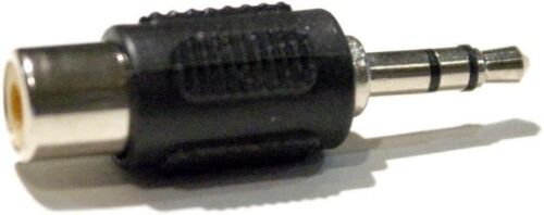 3.5mm TRS Stereo Male to Mono RCA Female Adapter (M21) Connector 1/8 Inch AUX - Picture 2 of 2