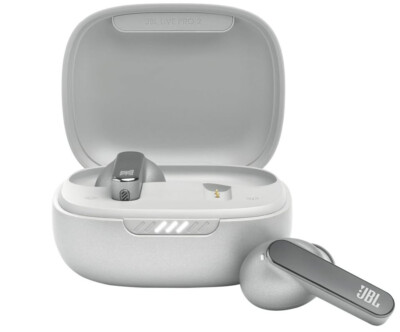 JBL Live Pro 2 Wireless Bluetooth Noise Cancelling Earbuds -Silver...