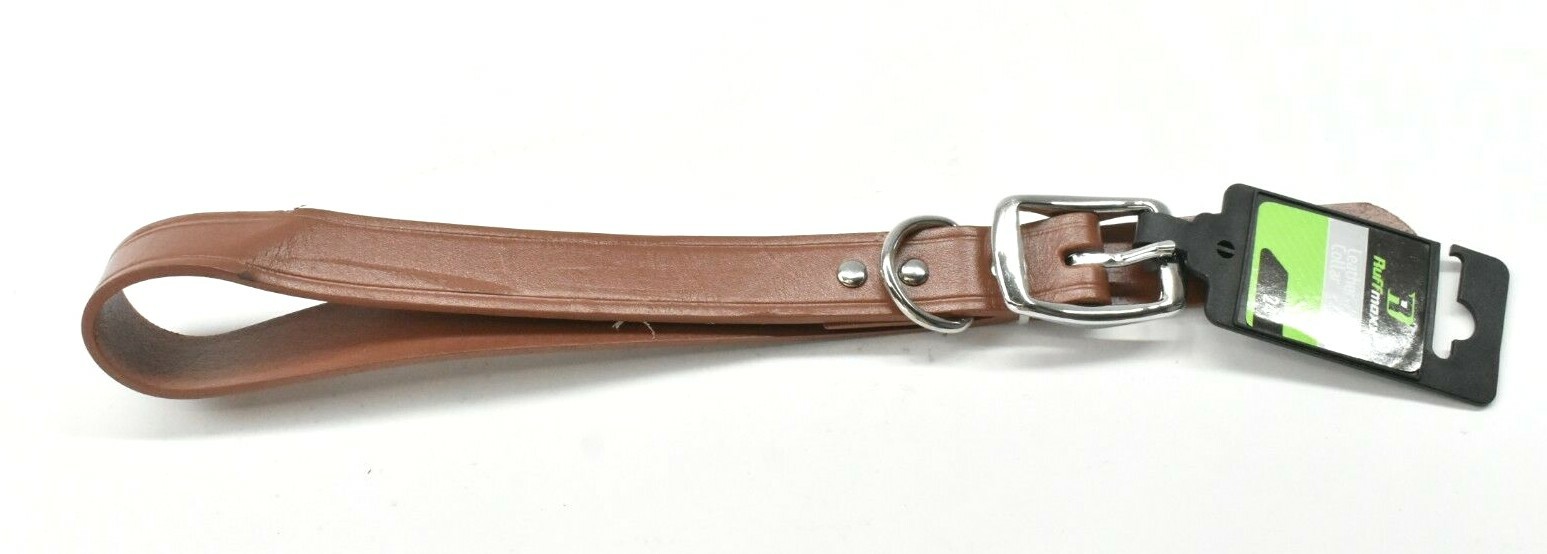 Petmate Doskocil Co. Inc. Brown Leather Dog Collar, 1" X 24"