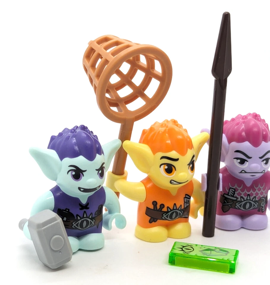 New LEGO Elves Minifigure Lot: Fibblin Beiblin Smilin 41185 Goblin Villiage (elf Foto 2 de 4
