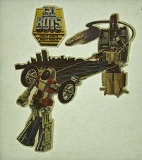 Original Vintage Go Bots Mighty Robots Mighty Vehicles Iron On Transfer Cartoon