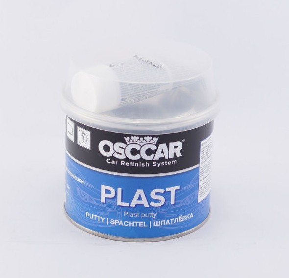 OSCCAR PLAST 750g Car Body Filler Soft Black Putty for Plastic Bumpers