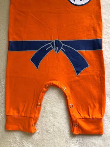 Newborn Baby Boys Long Sleeve Goku Romper Bodysuit Jumpsuit Outfits Clothes Sets - Photo 5/7