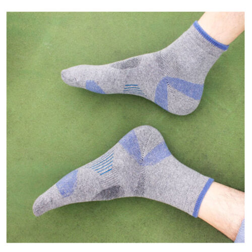 Mens Womens Running Sports Ankle Socks Jogging Fitness Gym Tennis Cotton Socks - Picture 15 of 19