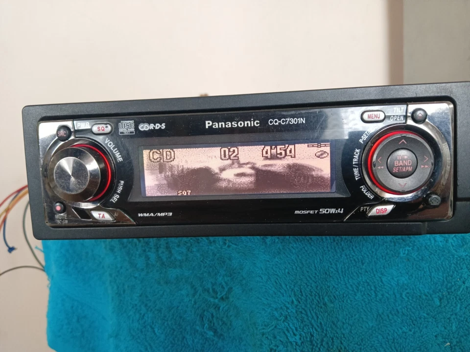 Panasonic CQ-C7301N Car Radio CD Receiver Autoradio Old School - Image 3 of 4