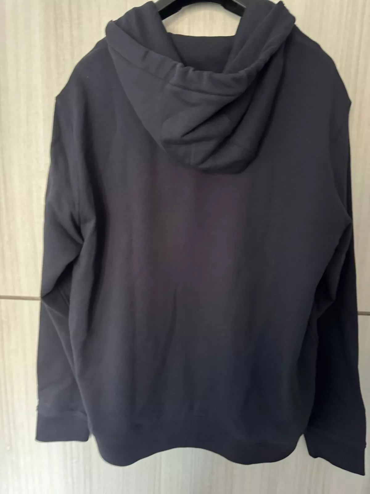 Burberry Check Blu Navy Hoodie XL Cotton new with labels and Burberry shopper