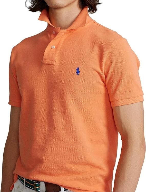 NWT Men's 2XL Polo Ralph Lauren Orange Shirt Blue Pony NWT Men's 2XL Polo Ralph Lauren Orange Shirt Blue Pony