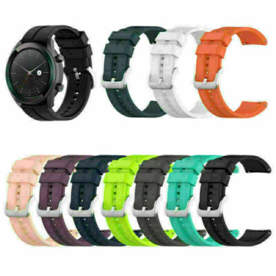 Silicone Wristwatch Band Strap Bracelet For Huawei Watch GT2 42/46mm Smart Watch