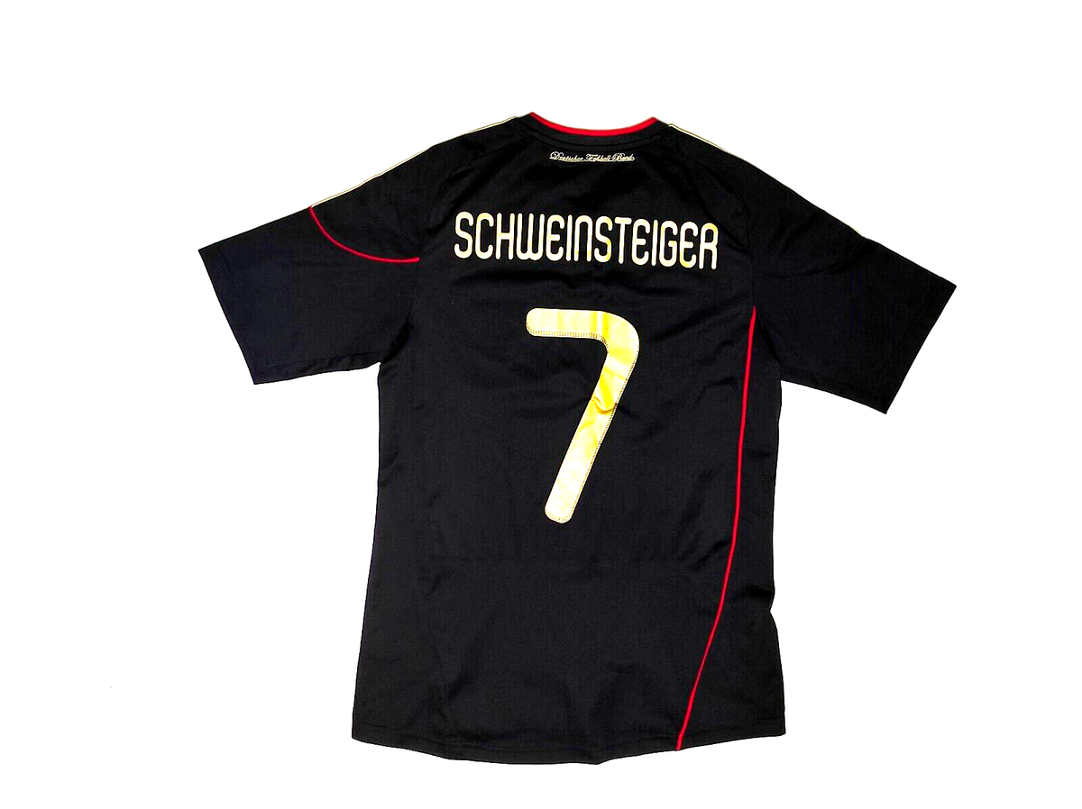 7 SCHWEINSTEIGER GERMANY 2010-11 AWAY SHIRT ADIDAS P41462 7 SCHWEINSTEIGER GERMANY 2010-11 AWAY SHIRT ADIDAS P41462