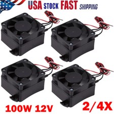 2/4X 100W 12V PTC Car Fan Air Heater Constant Temperature Heating  Heaters NEW