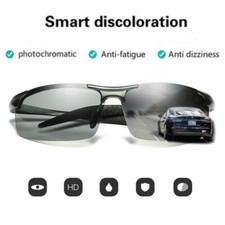 Aluminum HD Polarized Photochromic Sunglasses Men Glasses Driving Sports Eyewear 16