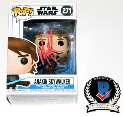 MATT LANTER SIGNED STAR WARS THE CLONE WARS ANAKIN #271 FUNKO POP