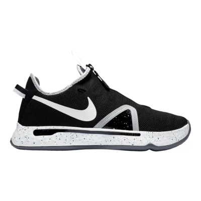 Nike PG 4 TB Paul George Black White Grey Basketball Shoes CK5828