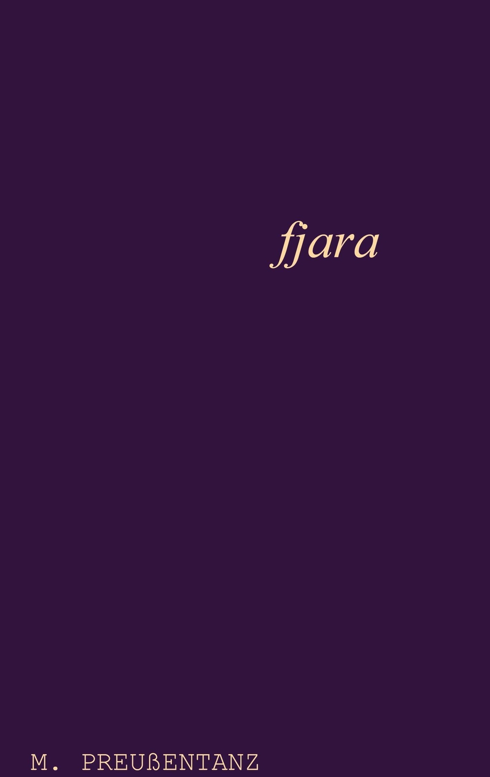 Thumbnail - Martin Preußentanz | Fjara | Taschenbuch | Deutsch (2021) | Strand