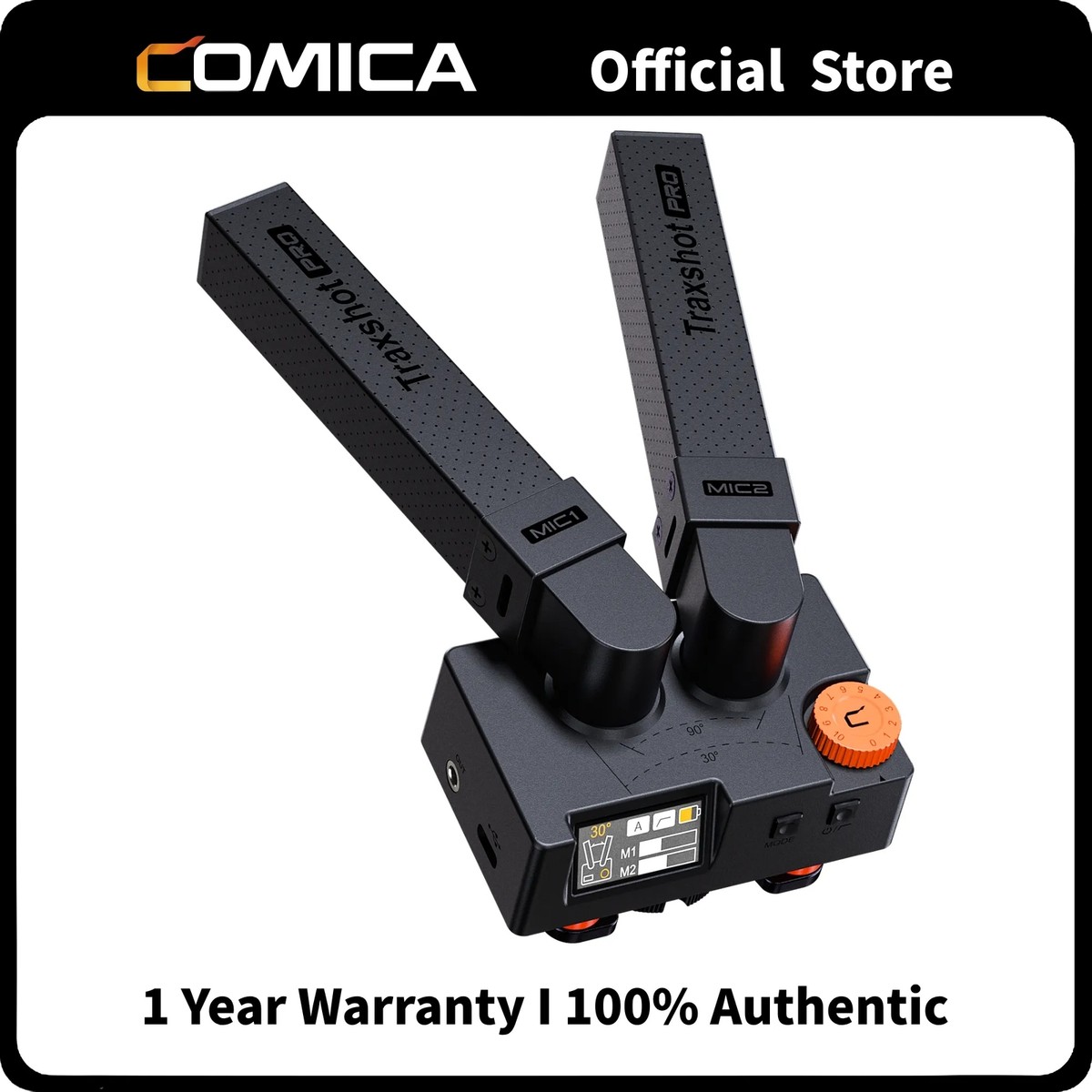 COMICA Traxshot Pro Camera DSLR Microphone Super-Cardioid Shotgun
