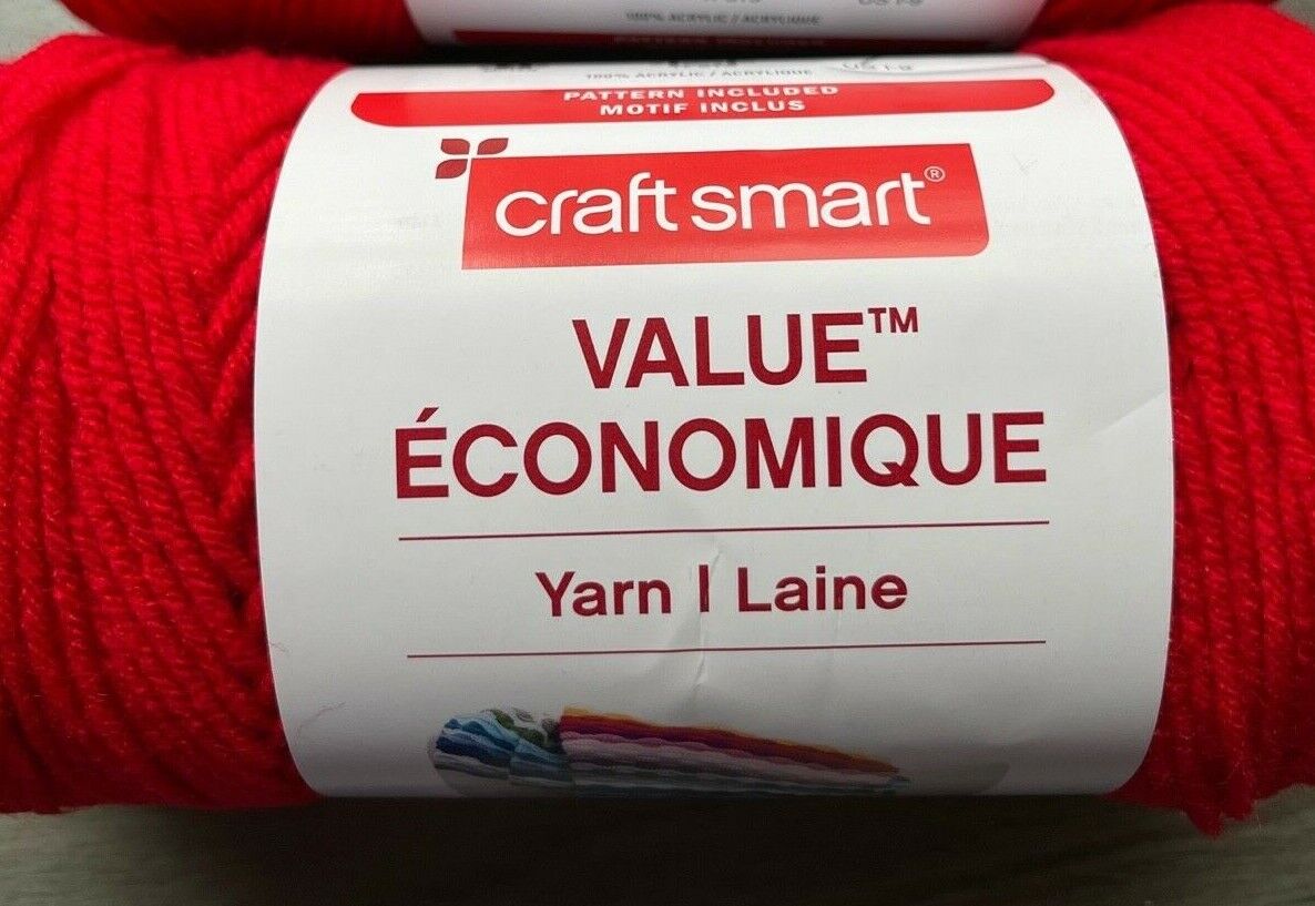 New Craftsmart Spring new work one after another Yarn Tomato Craft Smart Bright re 7 Sale special price skein oz