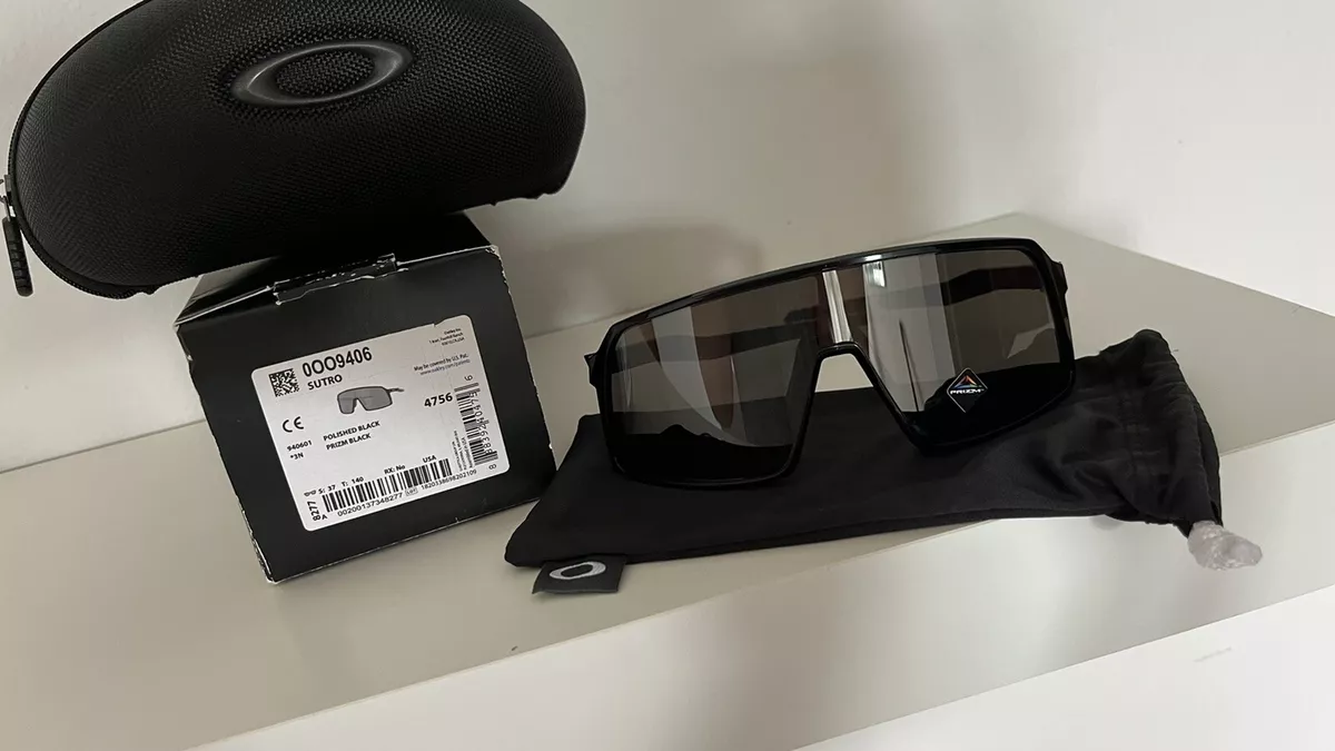 Sutro Prizm Black Lenses, Polished Black Frame Sunglasses