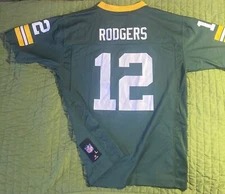 AARON ROGERS JERSEY, YOUTH LARGE, GREAT CONDITION, GREEN BAY PACKERS UNISEX KIDS