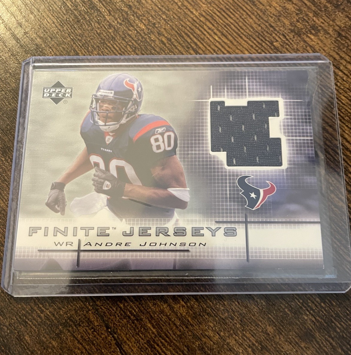 2003 Upper Deck Finite - Jerseys Andre Johnson #FJ-AJ (MEM, RC)