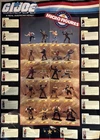 Gi Joe Micro Figures Mail Away 28inx20in Poster 1989 Vintage Collection 1 Owner