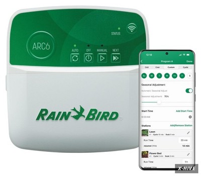 Irrigation System Controllers Rain Bird ARC6 Controller Smart WiFi Indoor Gray 1