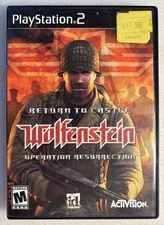 Return to Castle Wolfenstein Operation Resurrection PS2 Complete