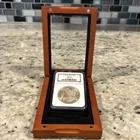 1921 -P  Morgan Silver Dollar MS64 NGC graded in wood display case