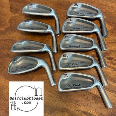 Titleist DTR Iron Set / Heads Only 3-PW-SW | eBay
