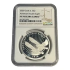 2020- Cook Islands- American Double Eagle- NGC -PF70 Ultra Cameo 8B