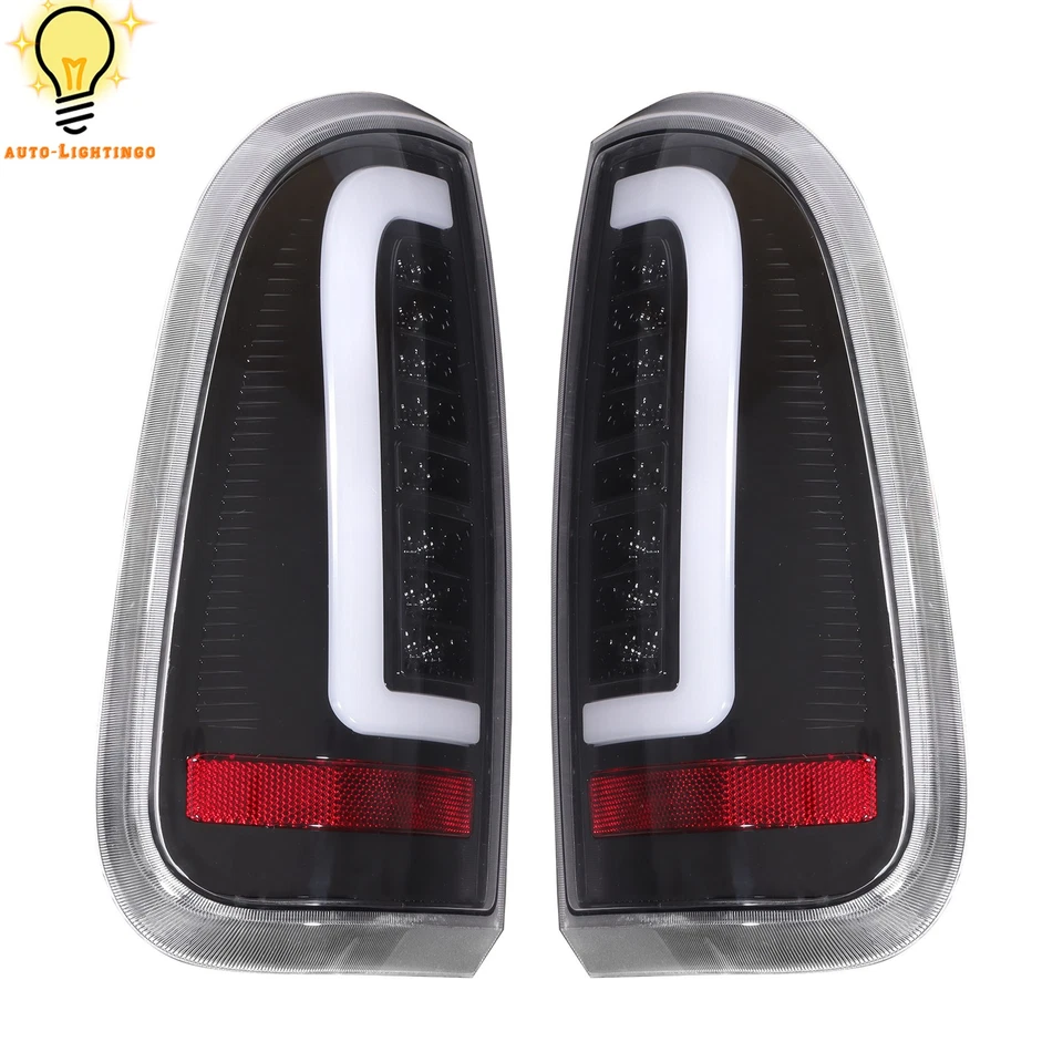 Tail Lights Lamps For 2008-2016 Ford F250 F350 F450 F550 SD Black Smoke LED Tube - Image 4 of 4