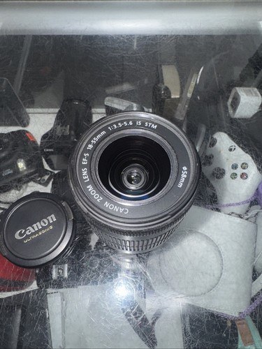 Canon EF-S STM 18-55mm 3.5-5.6 IS lens NICE for Digital EOS Rebel T8 T7 80D 90D - Picture 3 of 10