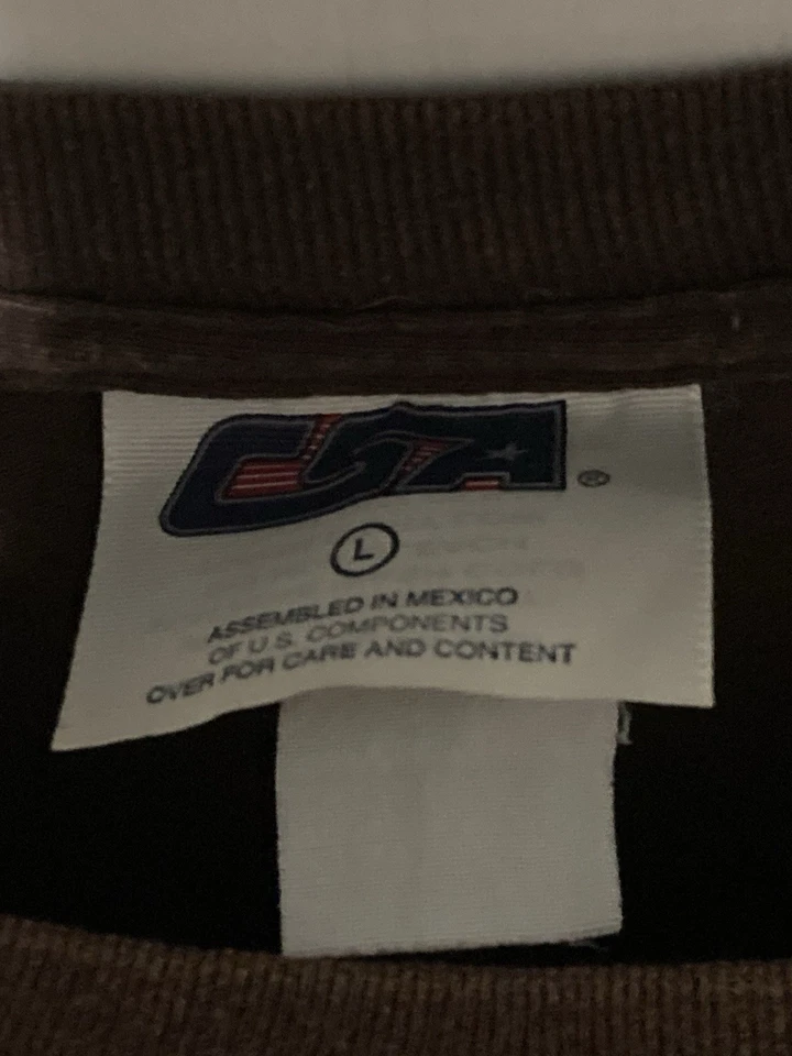 Camisa Dawg Pound Vintage Cleveland Browns Beware Of Dawg Años 90 Talla L NFL Foto 3 de 3