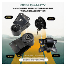 Engine Motor Trans Mount Set 4pcs Fits 1995-2001 Nissan Maxima 3.0l Engine Motor Trans Mount Set 4pcs Fits 1995-2001 Nissan Maxima 3.0l