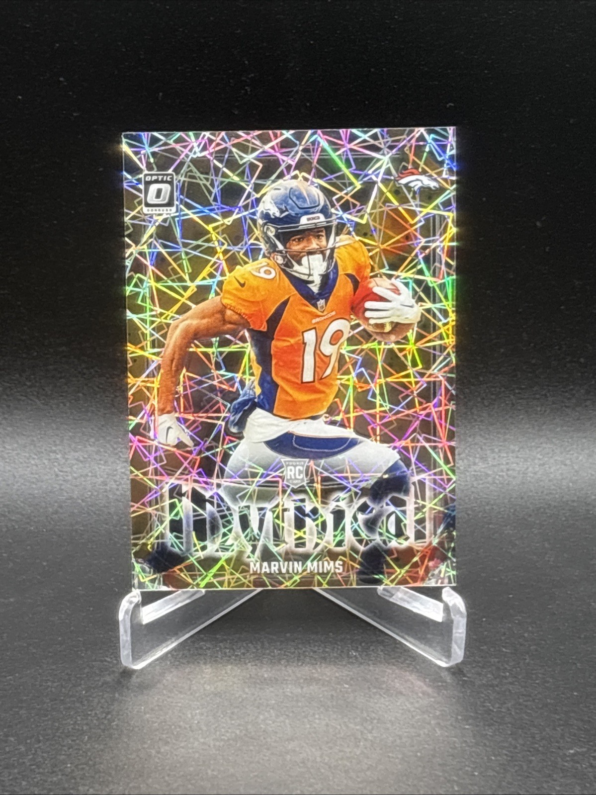 2023 Panini Donruss Optic Marvin Mims Mythical Rookie RC #21 Broncos CASE HIT