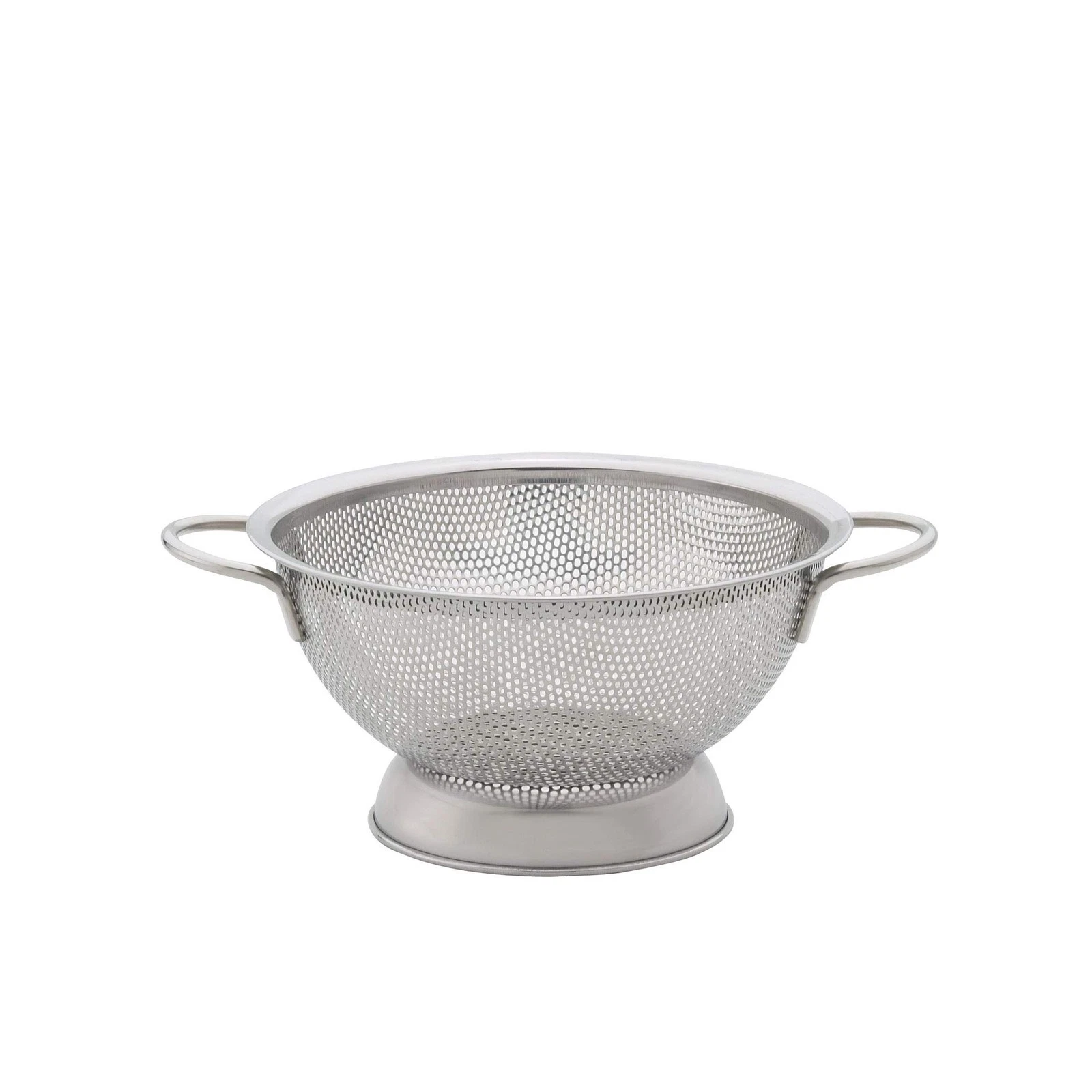 HIC Harold Import Co. Kitchen Perforated Colander with Handles, 18/8 Stainles...