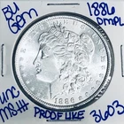 1886 BU UNCIRCULATED MORGAN SILVER DOLLAR AUTHENTIC U.S. MINT FREE SHIPPING 3603