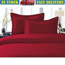 Silky Soft Microfiber Duvet Set King 3 Pc Bed Cover Pillow Shams Fade Resistant